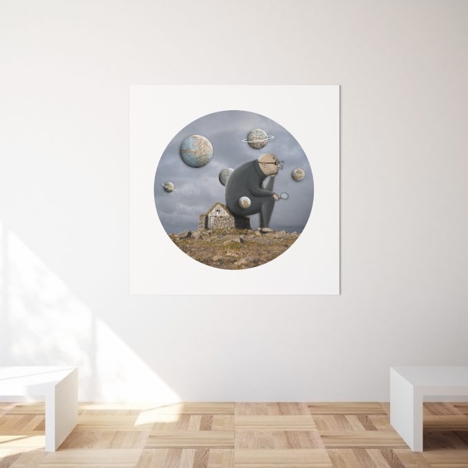 Print Malý princ - Zeměpisec